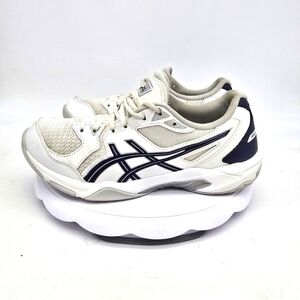 ASICS Shoes Women's 9.5 Gel-Rocket 10 Volleyball White Blue Sneakers
